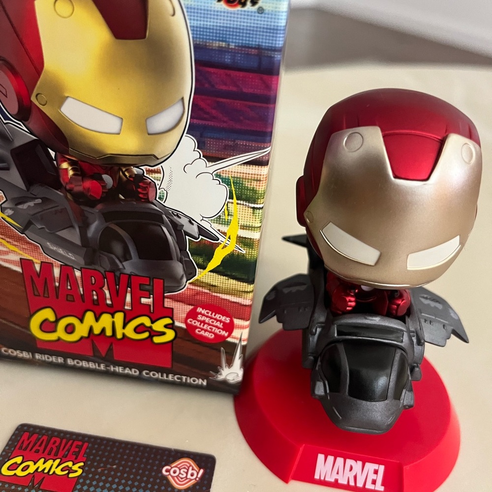 Marvel Comics Cosbi Rider Iron Man Bobblehead collection